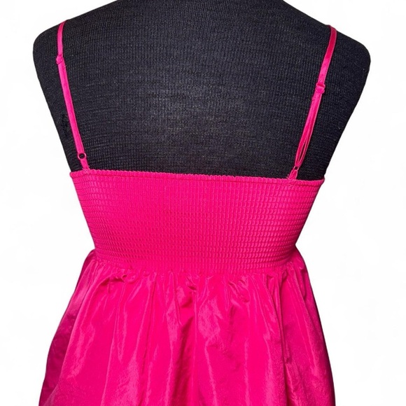 Aritzia Sunday Best Elio Babydoll Mini Dress Pink Persian Rose Size Small - Picture 8 of 10